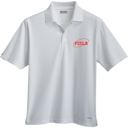 Image of Men's White Performance Polo