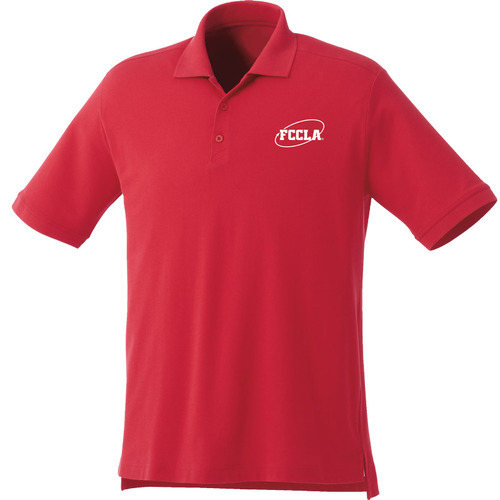 Men's Red Deluxe Polo image thumbnail