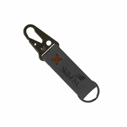 Leather Keychain with Carabiner image thumbnail