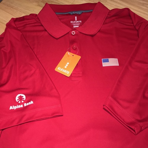 MENS SHORT SLEEVE RED FLAG SHIRTS image thumbnail