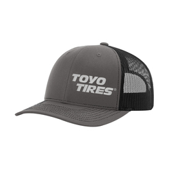 Image of Split Charcoal w/Black Mesh Trucker Cap