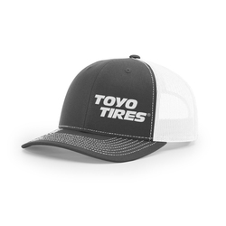 Image of Split Charcoal w/White Mesh Trucker Cap