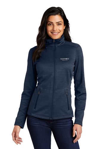 Port Authority Digi Stripe Ladies Fleece Jacket image thumbnail