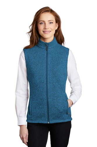 Port Authority ® Ladies Sweater Fleece Vest image thumbnail