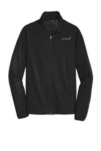 Black Unisex Softshell Jacket (Decorated on Demand) image thumbnail