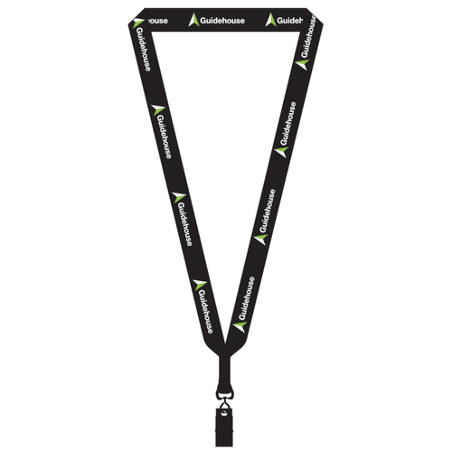 3/4" Lanyard with Single Bulldog Clip image thumbnail