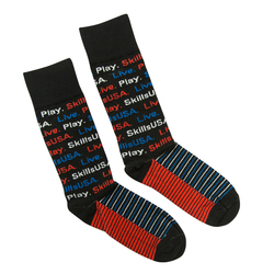 Image of Live. Play. SkillsUSA Cotton Socks
