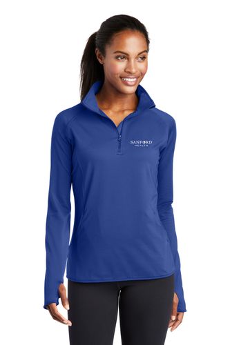 Sport-Tek® Ladies Sport-Wick® Stretch 1/4-Zip Pullover image thumbnail
