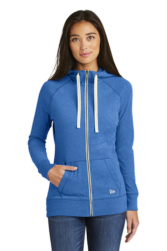 New Era® Ladies Sueded Cotton Blend Full-Zip Hoodie image thumbnail
